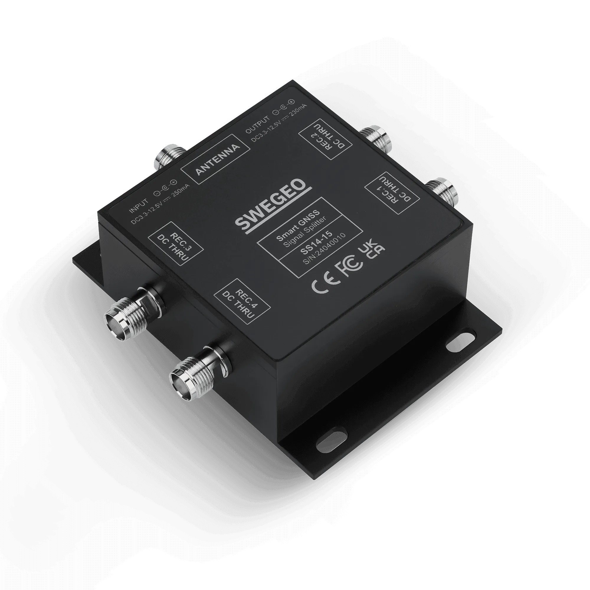 Active GNSS Splitter with 4 Ports